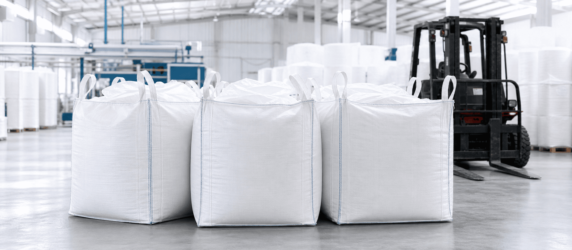 Nhà xưởng và sản phẩm Bao Jumbo của Nguyên Phát KNP